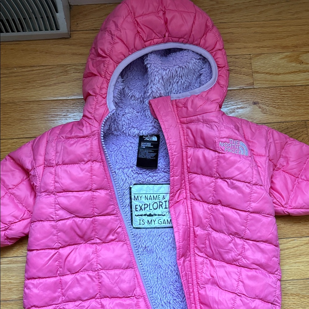 The North Face infant bunting snowsuit